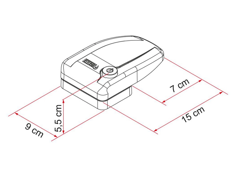 Fiamma Safe Door Frame serrure de sécurité - White