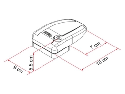 Fiamma Safe Door Frame serrure de sécurité - White