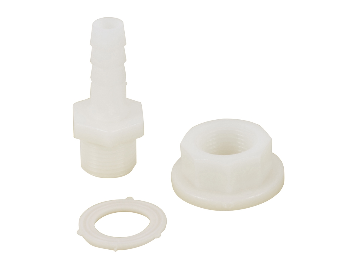 Raccord de tuyau droit avec écrou 10 mm