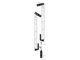 Obelink Set de supports de fenêtre vissés