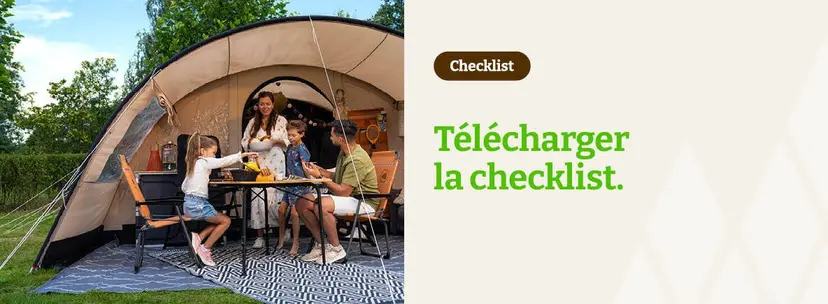 Checklist camping