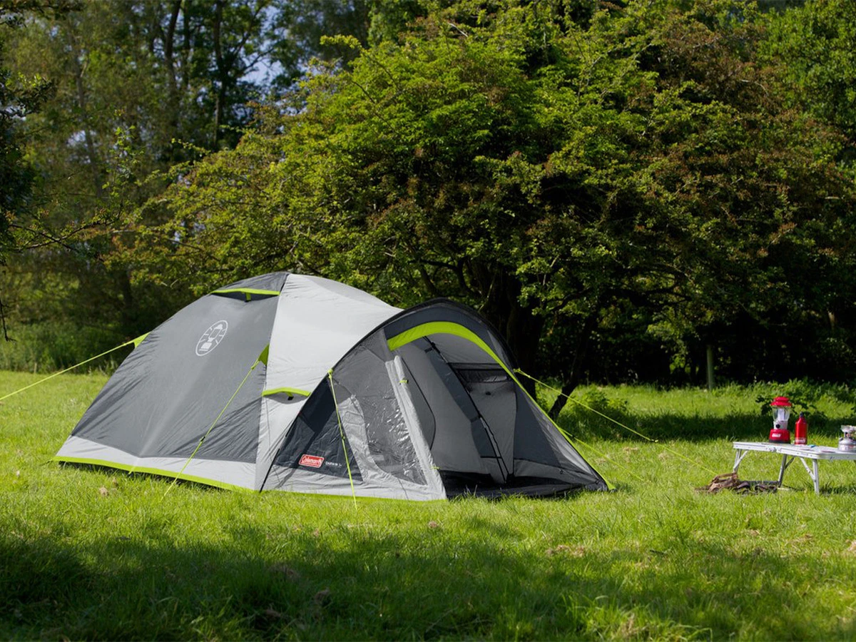 Coleman Darwin 3 Plus Grey tente dôme - Obelink.fr