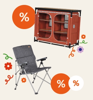 Mobilier de camping à prix réduit