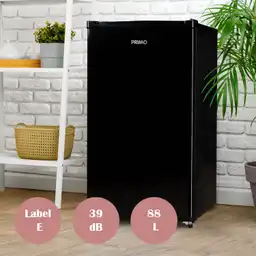 Primo PR121FR 88 litres Réfrigérateur de table - Black