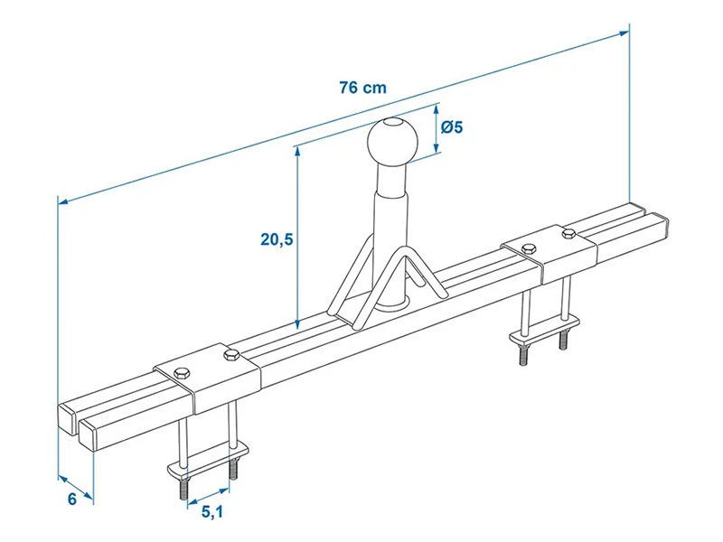 ProPlus fixation porte-vélos