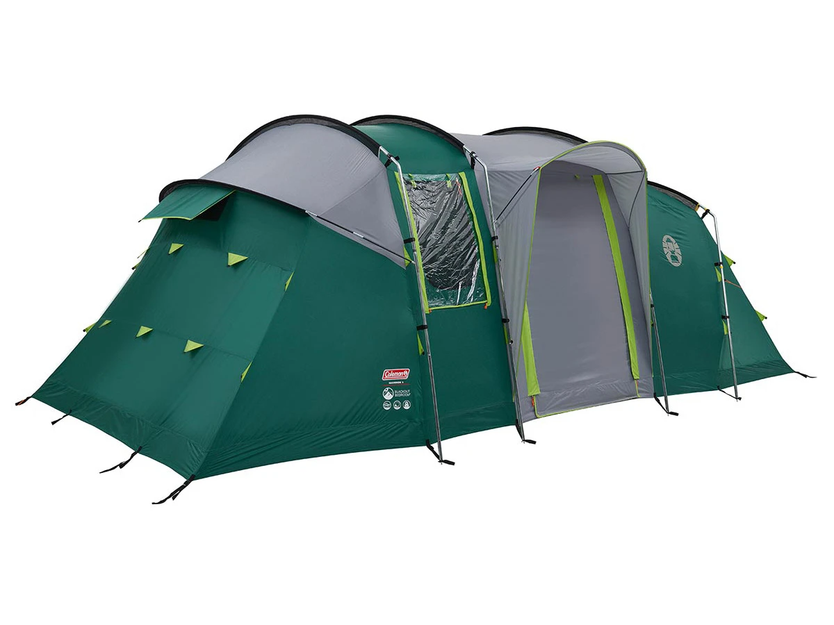 Coleman MacKenzie 6 BlackOut tente tunnel vis-à-vis