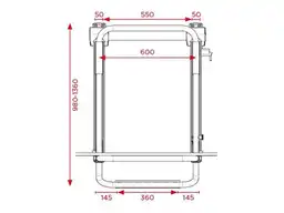BR-Systems Bike Lift Rail porte-vélos électrique