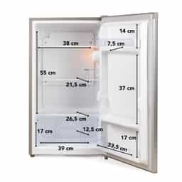 Primo PR122FR 88 litres Réfrigérateur de table - Silver