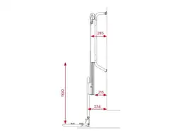 BR-Systems Bike Lift Rail porte-vélos électrique