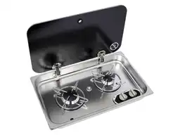 NavyLoad plaque de cuisson à gaz 2 feux 53 x 32,6