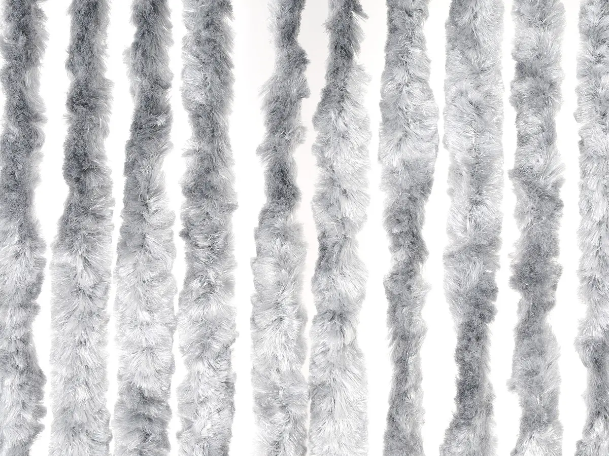 Obelink rideau chenille 185 x 56 gris