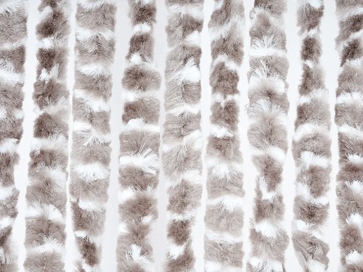Obelink rideau chenille 200 x 100 taupe