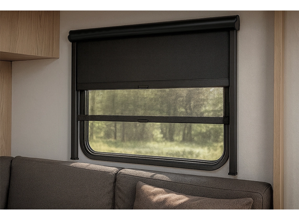 Obelink Velum store combiné noir – 75 x 70 cm