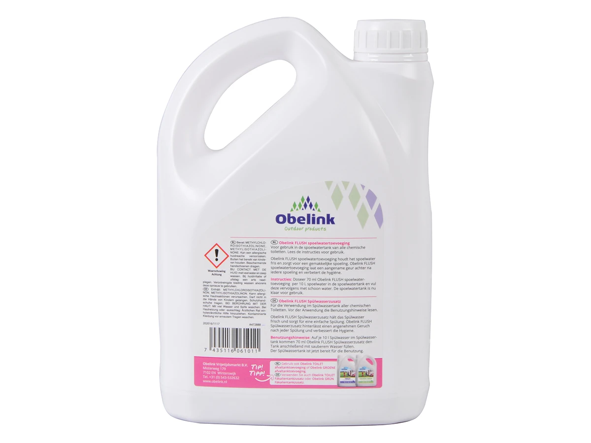 Obelink Flush additif d'eau de rinçage