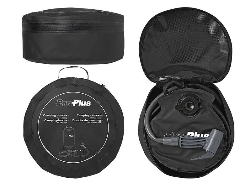 ProPlus douche camping avec pompe à pied
