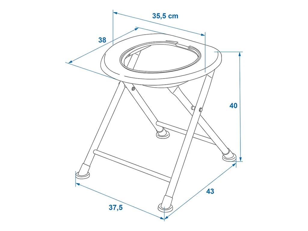 Lit de camping pliable Froyak - 200 x 65 x 18,5 cm | CH Lit de camping pliable Froyak - 200 x 65 x 18,5 cm | CH