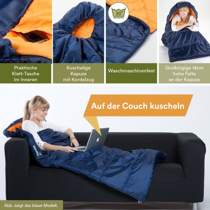 Skandika Iceland sac de couchage – fermeture droite