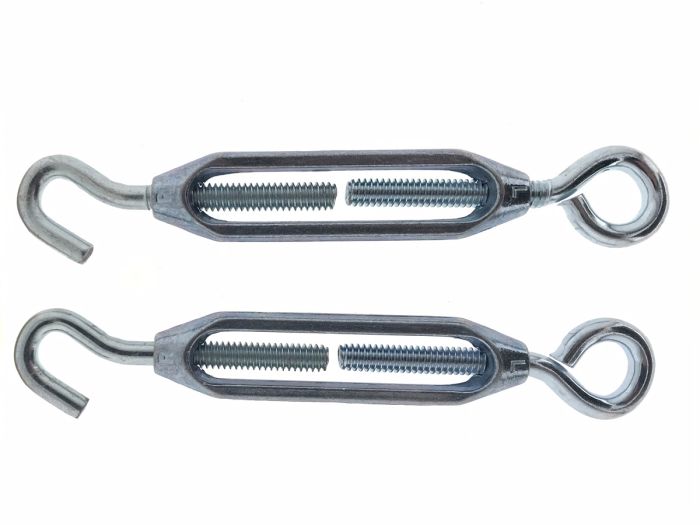 Tendeur De Fil AMIG M10 125mm | Crochet / Oeil | 6 Pièces | Tendeur De Fil Amig M10 125mm Crochet Oeil 6 Pieces Tendeur De Tendeur Acier Forge Galvanise