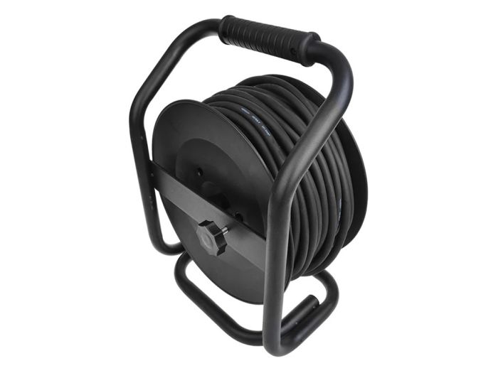 BACHMANN Enrouleur De Câble 4x Vide, Sans Câble, Tôle D'acier