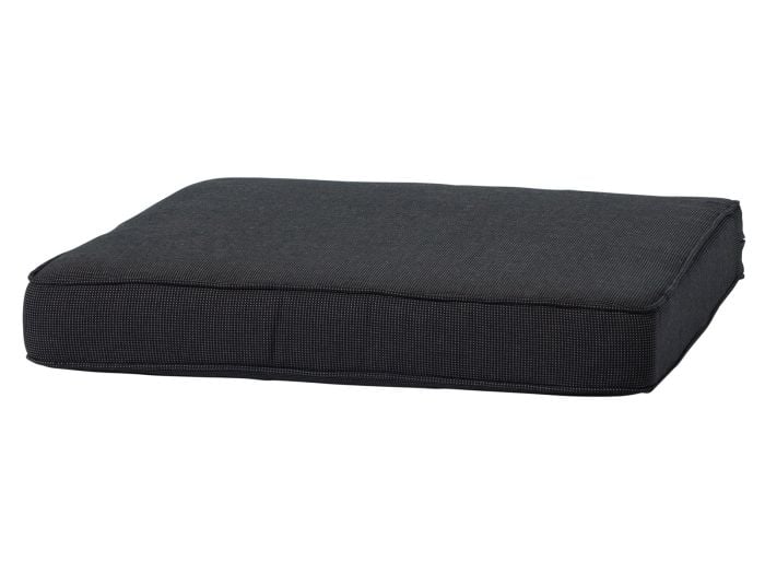 Madison Lounge Luxe zit Rib Black 60x60 coussin salon de jardin