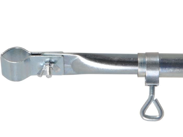Obelink barre de véranda en acier 22 mm 180 - 240 cm
