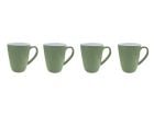 Bo-Camp Mug L Bicolore Mélamine 4 Pièces Vert