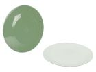 Bo-Camp Two-Tone Assiette plate Mélamine 4 Pièces - Vert