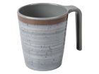 Bo-Camp Mug Halo L Mélamine 4 Pièces Gris