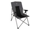 Bo-Camp Chaise pliante Fraser 4 Positions Anthracite