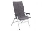 Bo-Camp housse de fauteuil rembourrée taille M gris