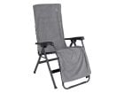 Bo-Camp housse de fauteuil 180 x 58 cm gris taille L