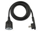 Brennenstuhl Black rallonge fiche plate - 10 mètres