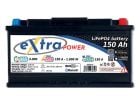 ExtraPOWER 150 Ah Batterie au lithium