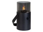 Cosi Fires Lanterne à gaz Cosiscoop Original en verre fumé noir