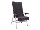 Crespo Housse tissu éponge M Fauteuil Gris