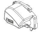 Fiamma embout cassette gauche F80S Polar White