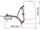 Fiamma F43 adaptateur VW T5/T6 Transporter Multivan