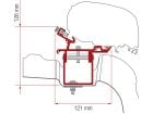 Fiamma F80/F65 adaptateur Crafter L3H3 >2017