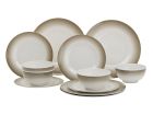 Flamefield Royale Ecru service de table - 12 pièces