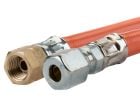 Badé tuyau de gaz 1/4 inch gauche x 8 mm - 1,5 mètre