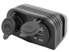 Haba prise en saillie 12 volts + 2x USB