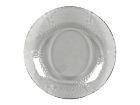 Assiette transparente grise Ø20 cm