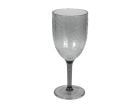 Verre à vin transparent gris Ø8 cm