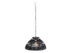 Lumineo Black lampe suspendue solaire en rotin