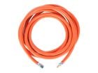 Obelink 1/4" gauche x raccord rapide tuyau de gaz PVC - 5 m