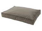 Madison Medium Lounge Velours taupe coussin pour chien