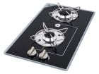 Navy Load plaque de cuisson gaz en verre 2 feux 50 x 30