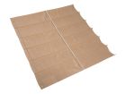 NC Outdoor 2,9 x 3,0 harmonica voile d'ombrage - Sable