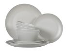 Obelink Matt Grey Service de table - 12 pièces