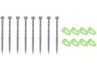 Chevilles à vis Obelink avec clips pour chevilles